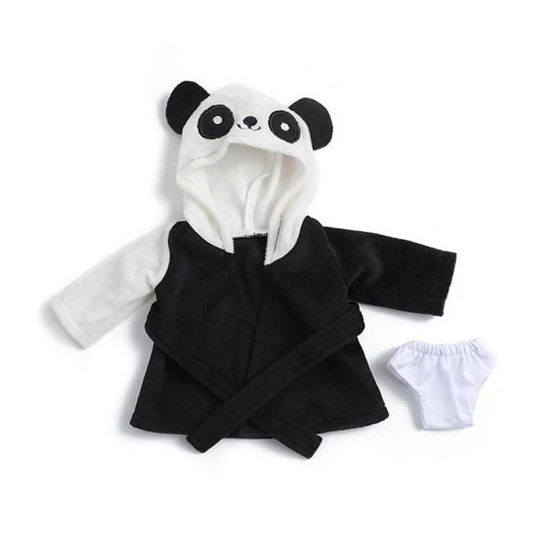 Cute Panda Printed Doll Clothes for 12 Inches/30cm Reborn Dolls