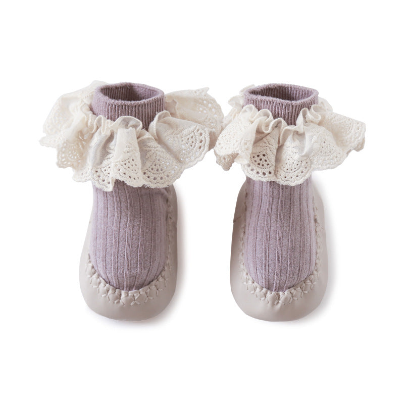 Middle Tube Anti-Drop Lace Shoes for 17-24 Inches Reborn Dolls
