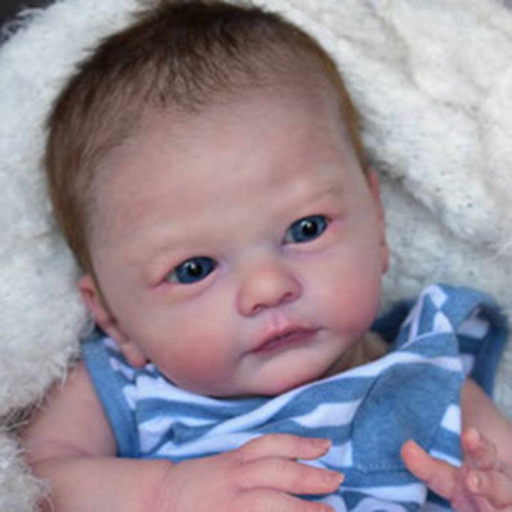 Lifelike Sweet 22'' Little cute Brynleigh Reborn Baby Doll boy