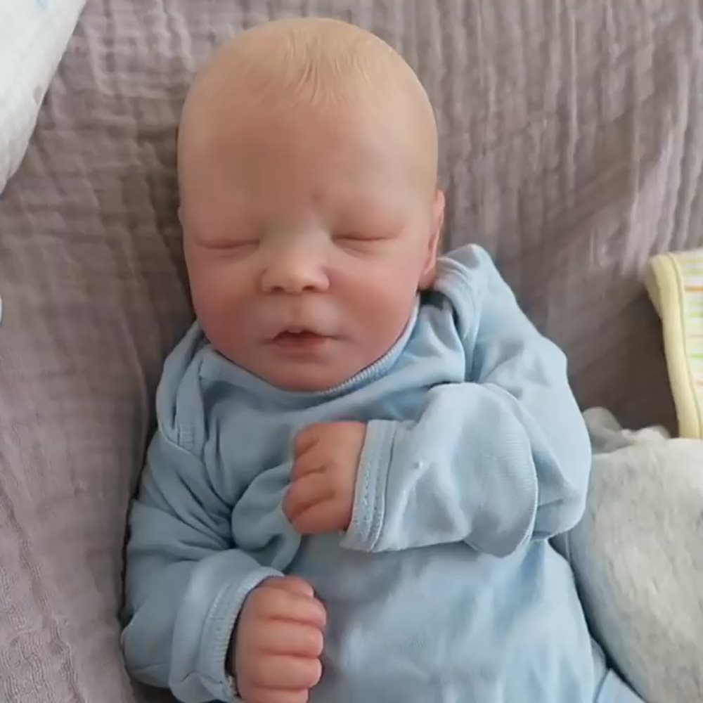 17'' Lifelike Cute Aiden  Reborn Baby Dolls-best Gift
