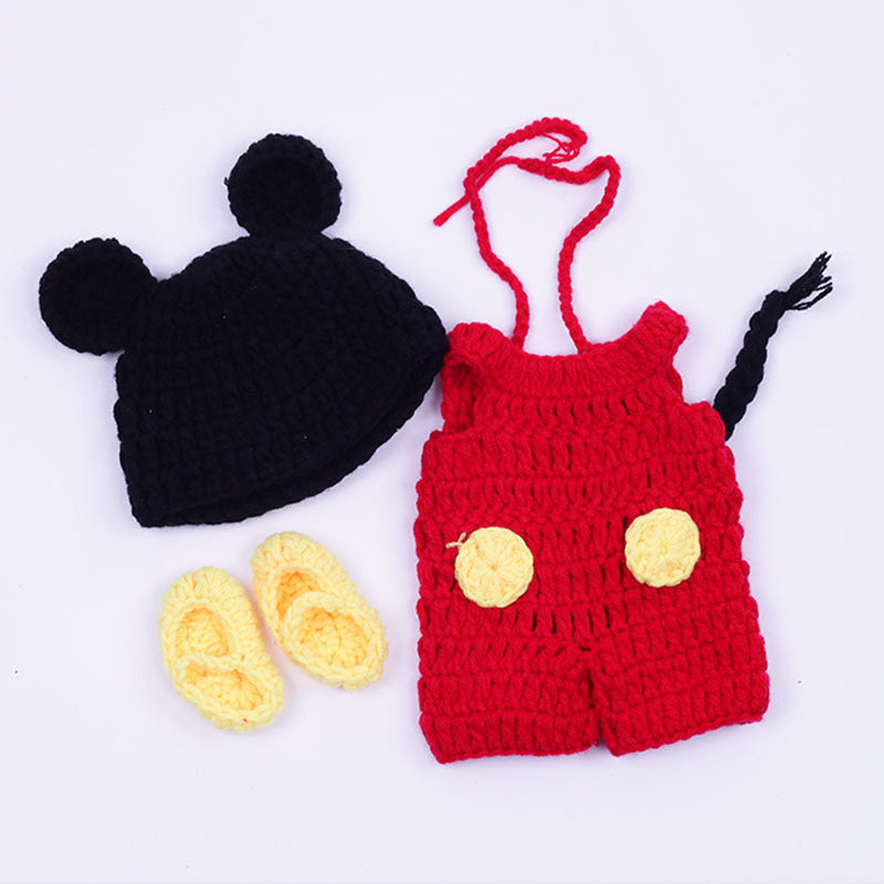 Red Bodysuit With Hat and Shoes for 12 Inches/30cm Reborn Doll