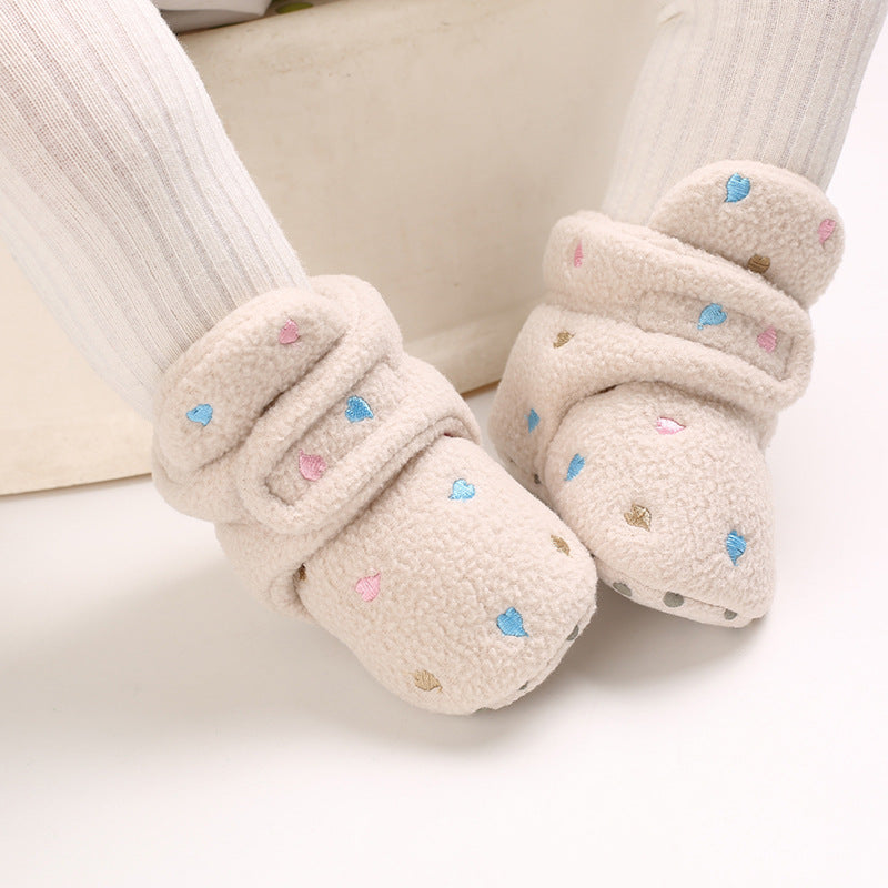Cute Plush Soft Soles Shoes for 20-24 Inches Reborn Dolls