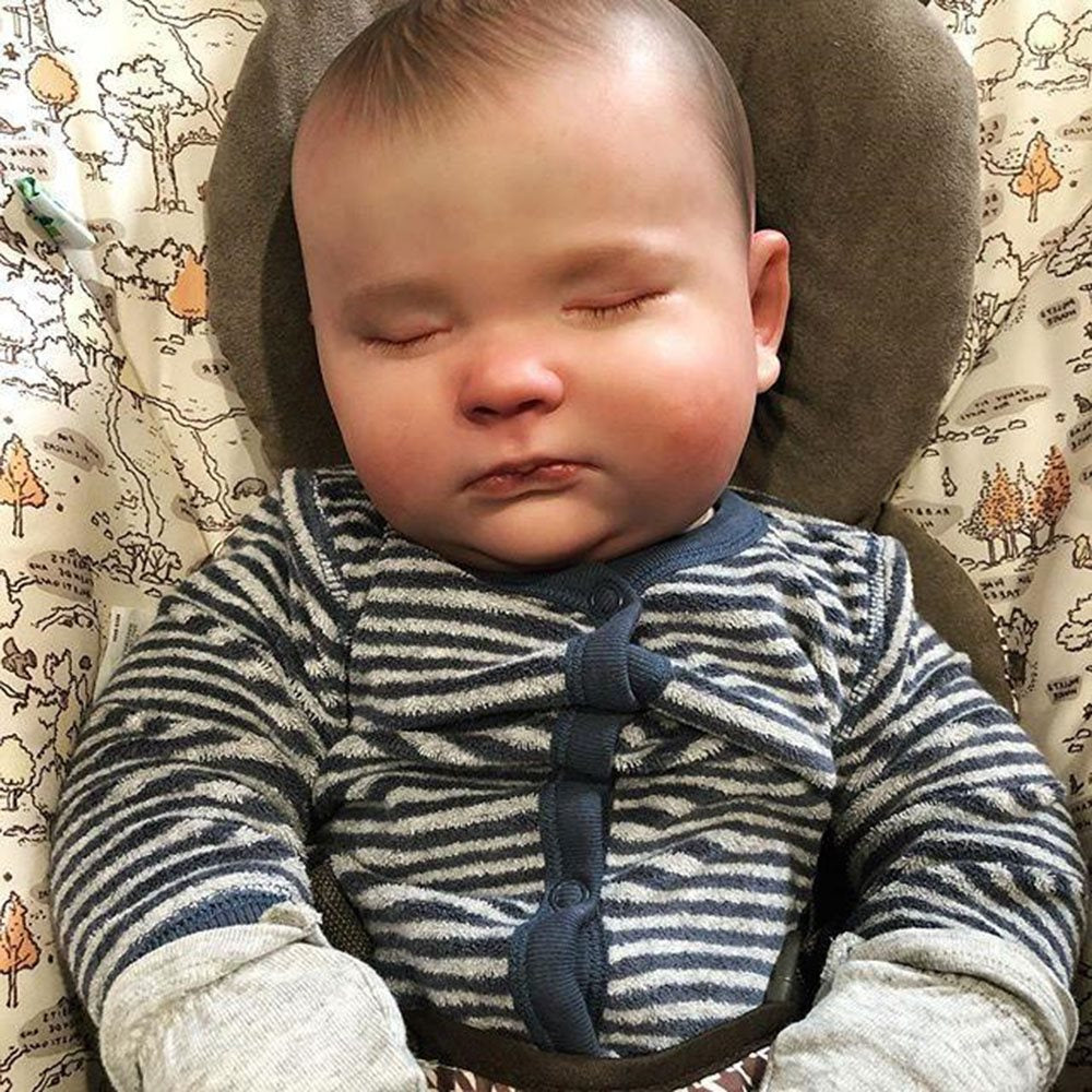 19inch Little Janos Asleep Realistic Reborn Baby Doll Boy Toy