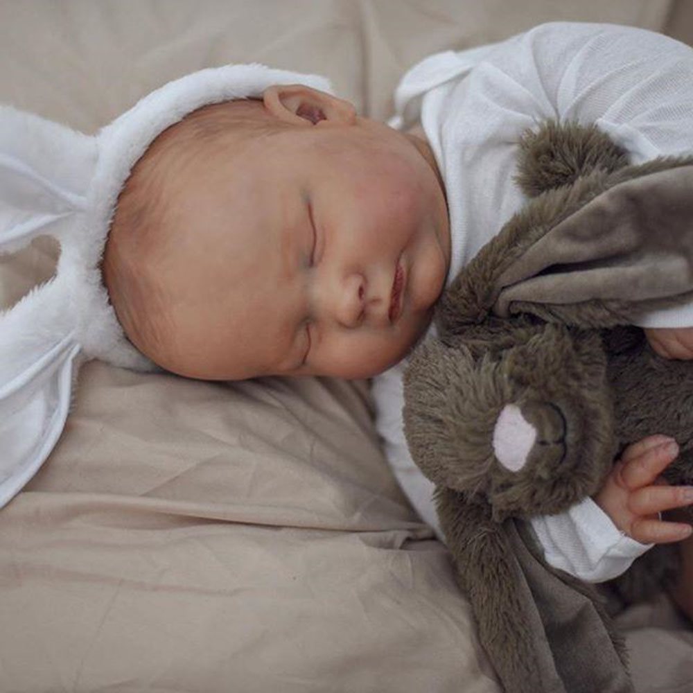 19inch Cute Staat Asleep Realistic Reborn Baby Doll Boy Toy